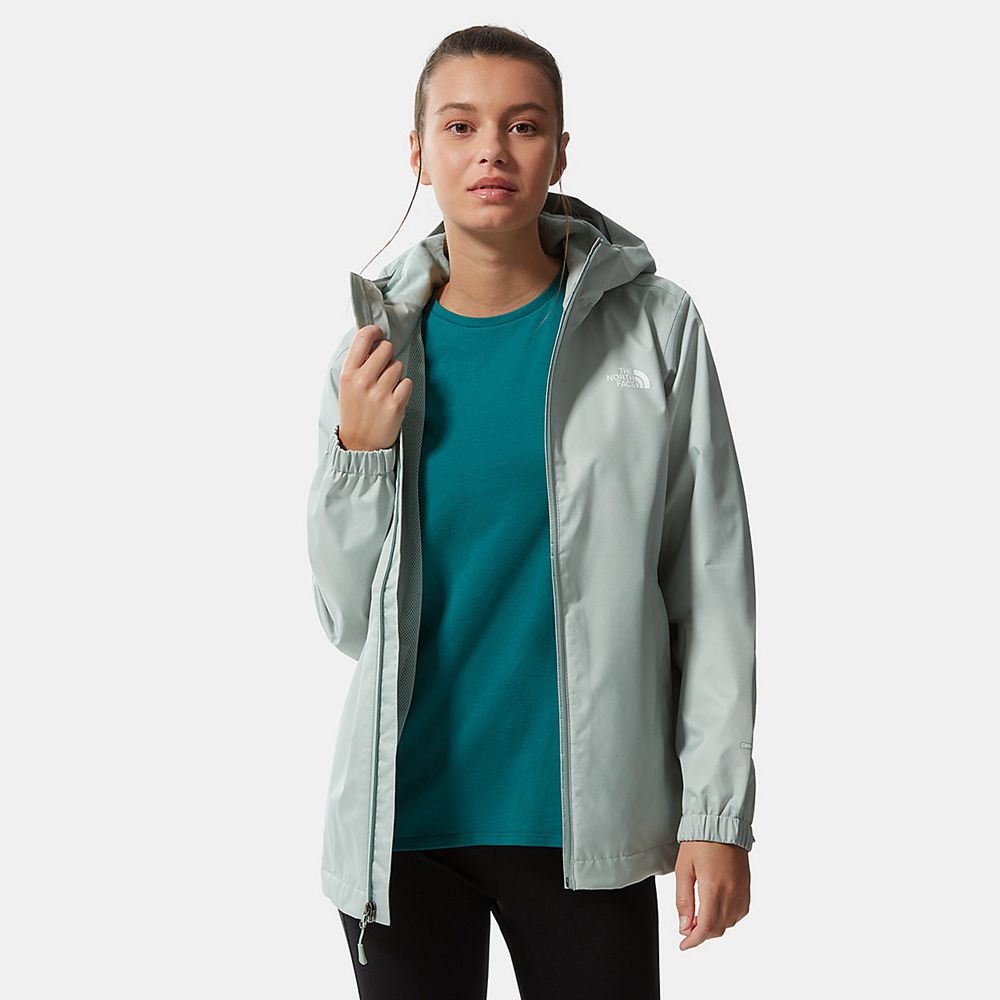 The North Face Hooded Jacket Womens Australia - The North Face Quest Green Hiking (SGO-832154)